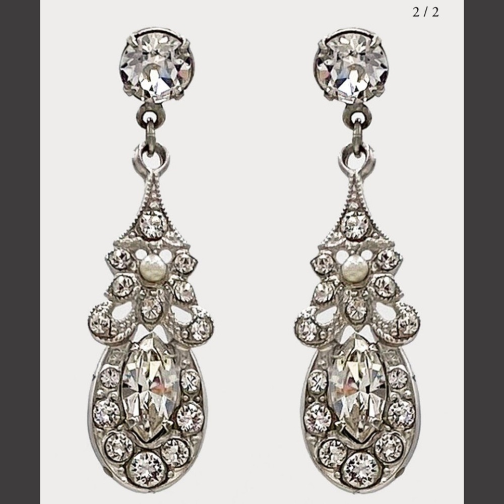 Bridal earrings - Debra Moreland’s Paris collection